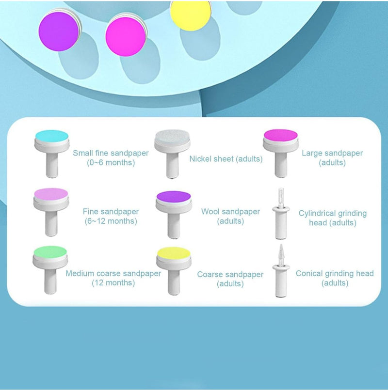 CORTA UÑAS ELECTRICO NIÑOS Y ADULTOS