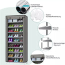 Zapatero 10 Niveles Con Cubierta